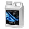 Cyco Platinum Series Grow B is the second of the two parts to make up the base nutrient system for the vegetative stage of plant growth. This product comes in a 1L silver jug-like container with a black label and an electric blue image with text surrounding it.