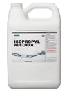 Isopropyl Alcohol 99%, kills bacteria on contact. This product comes in a white jug, top handle, with an image of a clear liquid splash on the front. 
