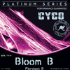 Close up shot of the Bloom B label, Cyco Platinum Series Bloom B. Performance Guarantee. 100% Australian made. NPK 1-5-6, 5 L / 1.32 gal, Net weight 5.7 kg / 12.56 lb