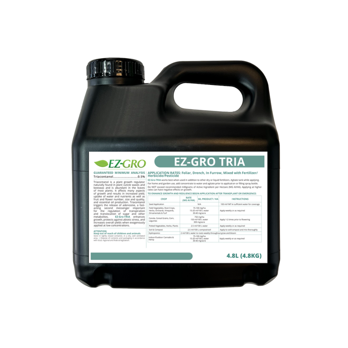 EZ-Gro Tria 4.8L – HYDROTECH HYDROPONICS