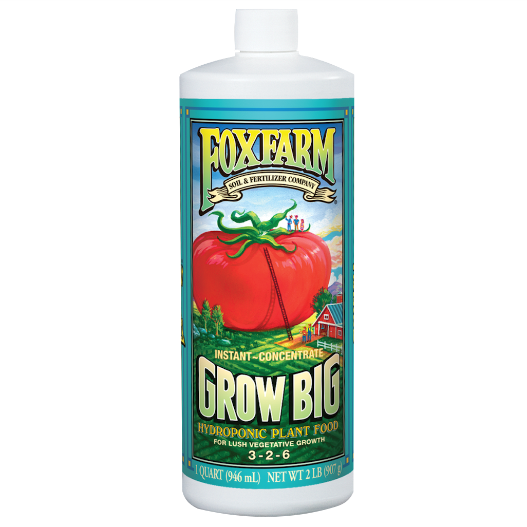 Fox Farm Grow Big Hydroponic Liquid Plant food – HYDROTECH HYDROPONICS