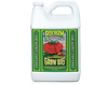 Fox Farm Grow Big 6-4-4 is potent, fast-acting, liquid concentrate fertilizer. It is formulated to encourage vigorous vegetative growth. When used as directed Grow Big will enhance plant size and structure allowing for more abundant fruit, flower and bud development. This product comes in a white round, narrow-mouth container with a green label, in the centre is a larger tomato in a field, with a small farmhouse.