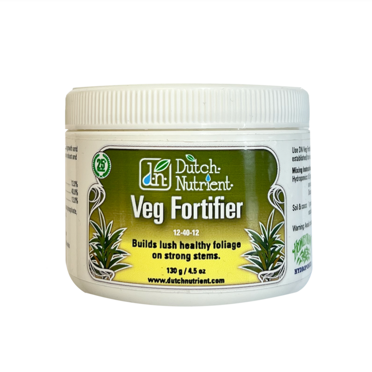 Dutch Nutrient Veg Fortifier 130g – HYDROTECH HYDROPONICS