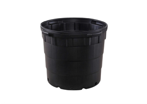 6” blow molded black Nursery Pot