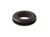  1/2"  Black circular Grommet, separated in the centre