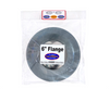 Canfilter 6" Mounting Flange.This product comes in a square plastic bag with a white label on the centre.  These  6” spun steel flanges come with a foam rubber seal and 6 hex drive self-tapping screws forming a perfect seal with Can-Filter products. Used for mounting 6" ducting to Canfilter.