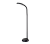 Agrobrite Standing LED Plant Lamp, 14W. Shown in this picture standing up with an adjustable height (48" to 61"). The lamp has a black circular base with an angled top. 