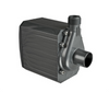 Mag-Drive Supreme 950 gph Water Pump. This product is black in colour, cube like in shape with a hose and filter port.