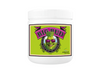 Advanced Nutrients Big Bud, A Powdered concentrated form of Big Bud (0-15-35) in a short cylindrical container with a photo of a smiling green bud with glasses. 
