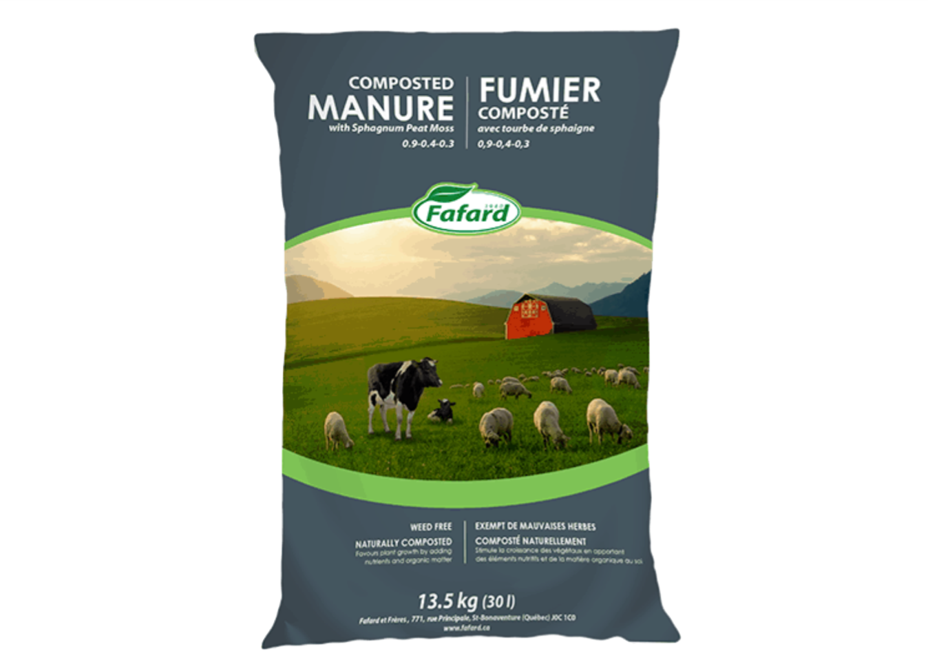 Farad Compost Manure with Sphagnum Peat Moss (Cow/Sheep) – HYDROTECH ...