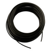 1/8" black Vinyl Hose. Shot over head and neatly coiled up. 