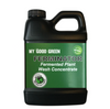 My Good Green Ferminator is an all natural plant wash that is effective at cleaning foliage of dust, dirt and other contaminants. This product comes in a black jug like bottle with a top handle and a green label. 
