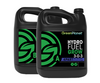 GreenPlanet Hydro Fuel Grow A (3.63-0.-3.58.) & B (0.75-0.725-2.01.) is a Professional hydroponic 2-part nutrient for your plants. A ready-to-use nutrient solution is made by diluting the A&B concentrates with the suggested amounts of water. These products come in two black jugs with a top handle, green, black and purple label.