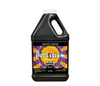 Nature's Nectar Potassium is the leading natural organic nutrient in commercial food and fruit production. This product comes in a black jug, with a top side handle, white lid, with an image of a yellow flower. 