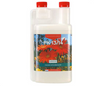 Canna PK 13/14 is a A dynamic fruit formulation booster. This product comes in one rectangular bottle with red lids. The label has a blue sky, trees, red and yellow flowers on it.
