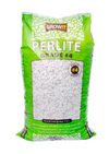 Grow!T #4 Perlite comes in a green and clear plastic bag, the centre of the bag shows the white perlite in the centre. 