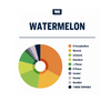 True Terpenes Watermelon terpenes contain  B-caryophyllene, Myrcene, Limonene, Humulene, A-Pinene, B-Pinene, Linalool, Fenchol, Nerolidol and 7 more terpenes. 