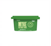 Myke Mycorrhizae Vegetable & Herb achieves superior growth in the most powerful and natural way possible. It's the most advanced and efficient biotechnology available to nourish and grow produce effectively in harmony with the environment. This product comes in a green rectangular tub with rounded edges. 