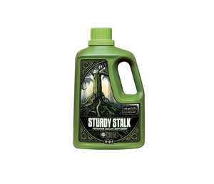This product comes in a green jug, green lid and handle on the top right side. The label has an image of a forest with buttery lighting in the background; the main focus is on a central tree with large visible roots. 