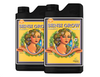 Advanced Nutrients pH Perfect Sensi Grow Part A (3-0-0) & B (1-2-6) base nutrient and pH regulator all in one, giving your plants the edge during the growth phase. This product comes in 2 black rectangular bottles with a woman with flowers in her hair on yellow labels. 