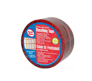 Tuck Tape is made of UV resistant polypropylene film and is coated with high shear, high tack solvent-based acrylic adhesive. This product is circular in shape, red in colour and 60 mm x 6 m in size. The label is blue and red. 