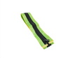 Zip & Go Zipper is an Instant door for tarp and plastic sheeting. Shelf-adhesive zippers make an instant access door; ideal for dust walls, vapour barriers, boat covers, and green houses. This product is shown out of the package, the zipper is black with neon yellow sides. It measures 84" long.